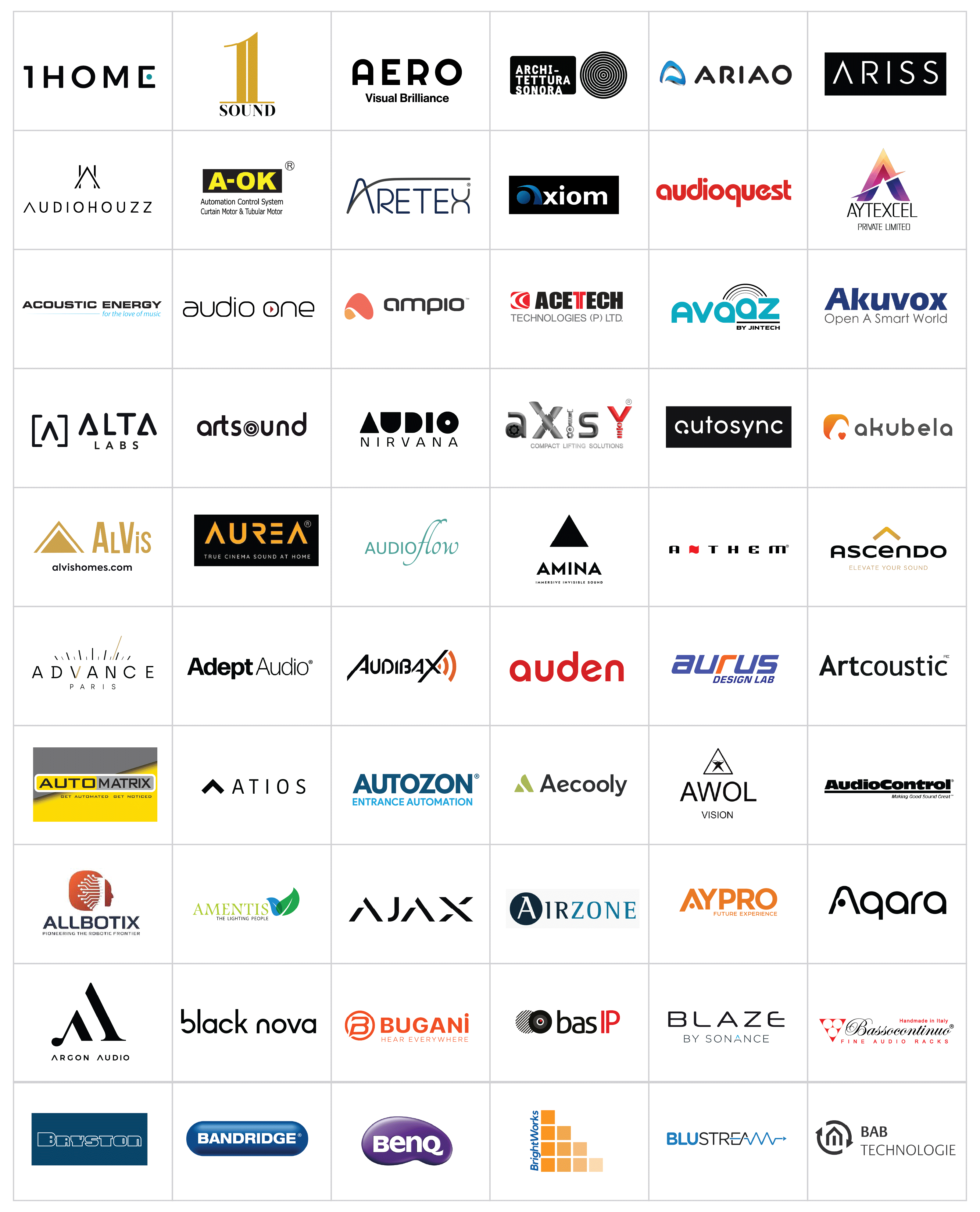 Exhibitors of 2026